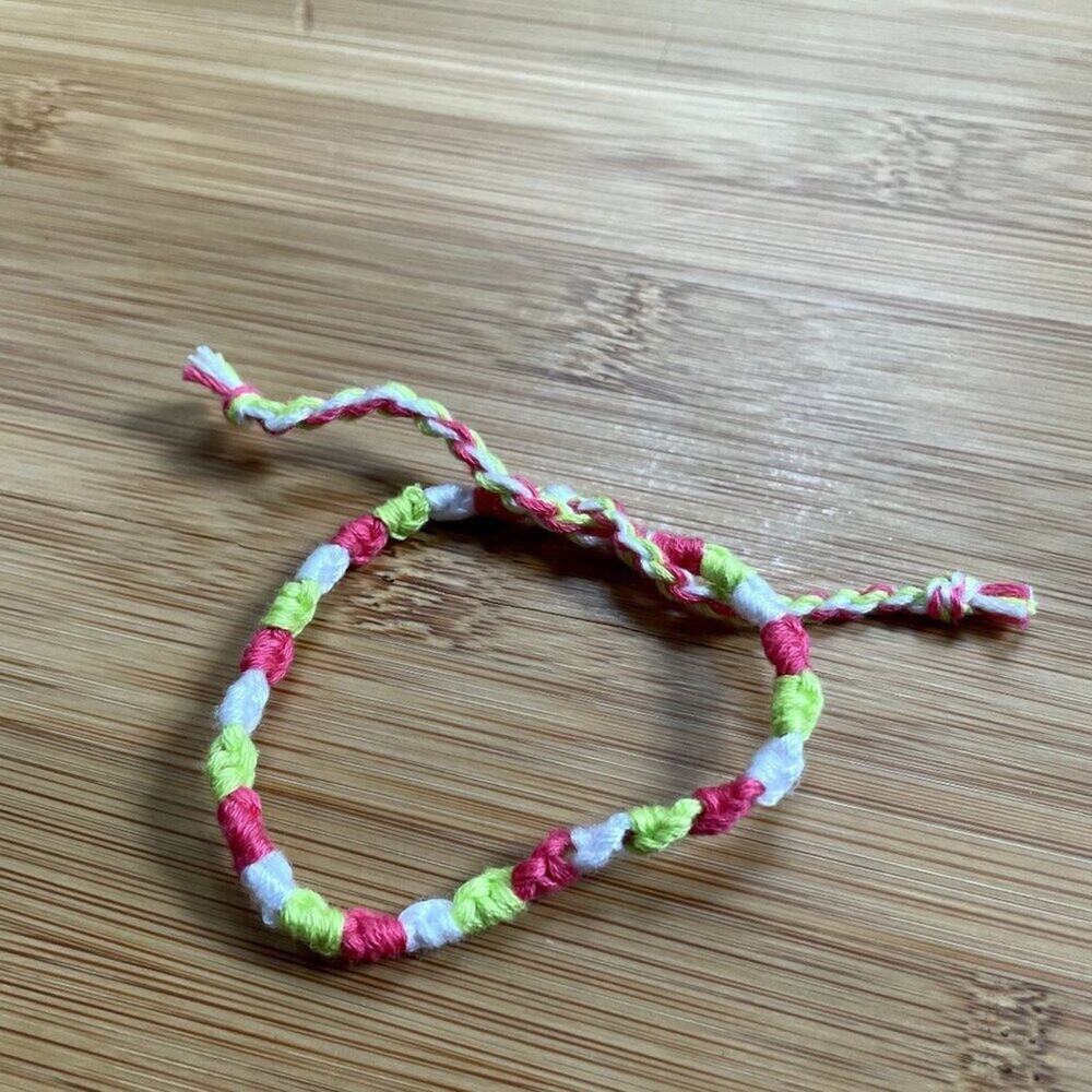 Leilani Woven Bracelet anklet trendy comfortable tie embroidery thread woven gif